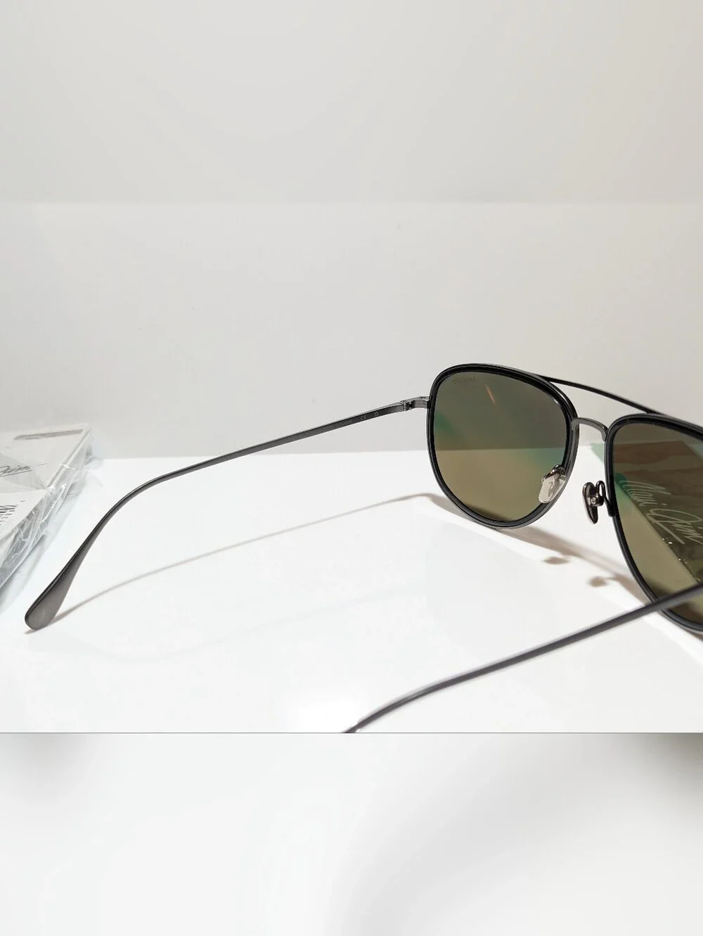 NEW Maui Jim Fair Winds Dark Gunmetal Polarized Hawaii Lava Sunglass RM554-02UTD